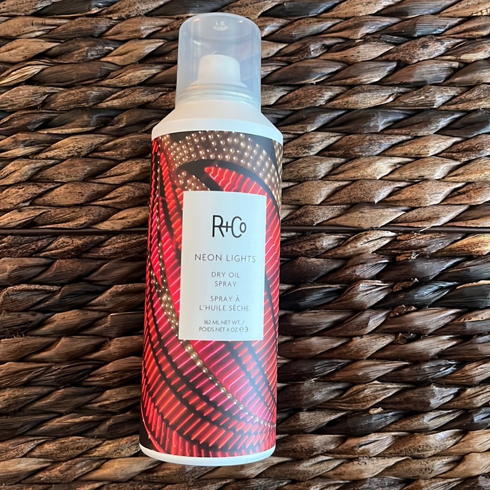 New R+Co Neon Lights Dry Oil Spray 162 ML Net Wt/4OZ